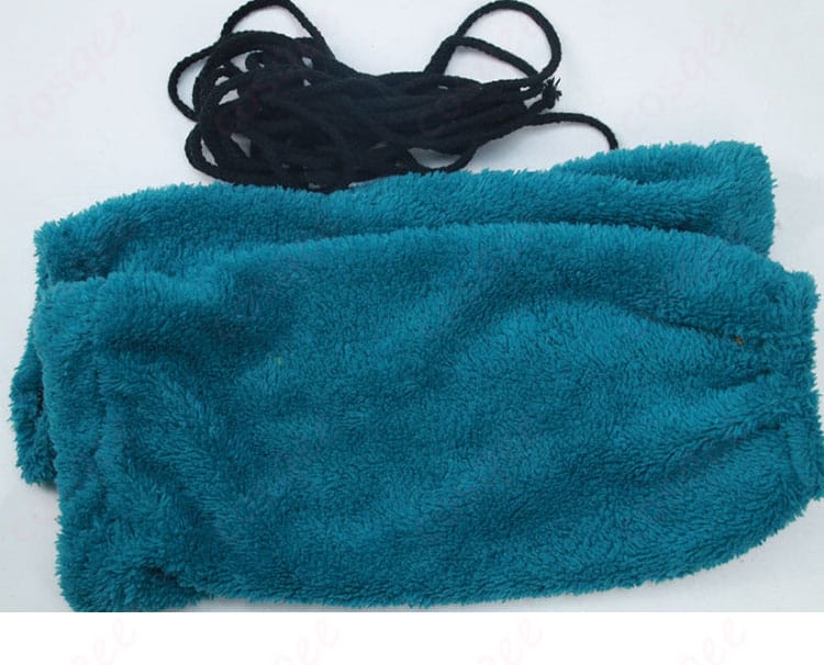 レッグカバーの装飾と固定方法のディテール