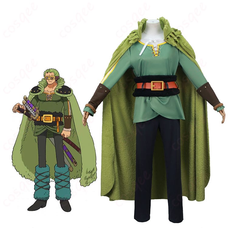 ロロノア・ゾロ エルバフ編バイキング風コスプレ一式を着用した全身イメージ