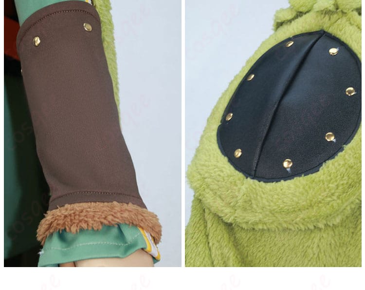 肩から袖にかけての装飾パーツの近接写真