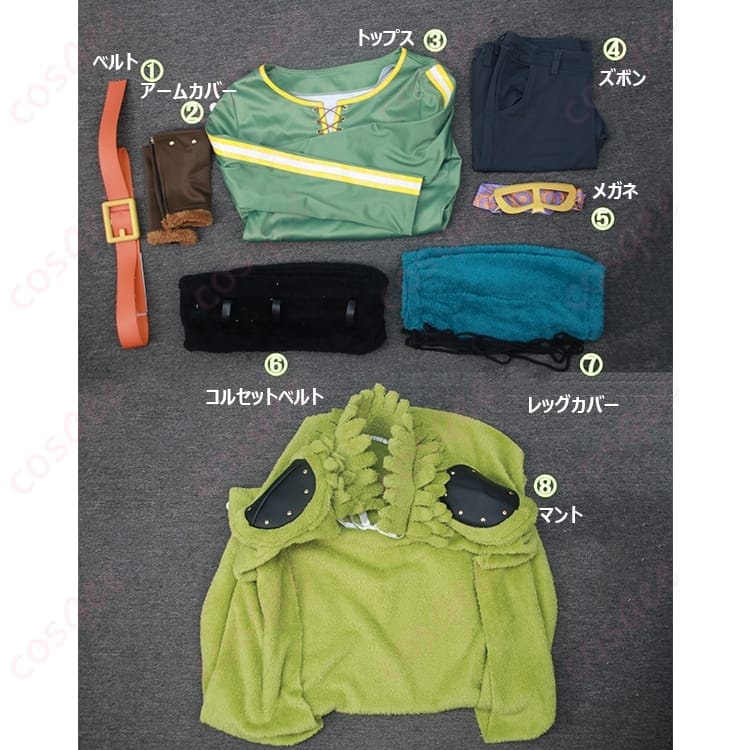 ONE PIECE ロロノア・ゾロ エルバフ編コスプレ 高再現で撮影映え＆快適着用 - 5枚目の画像