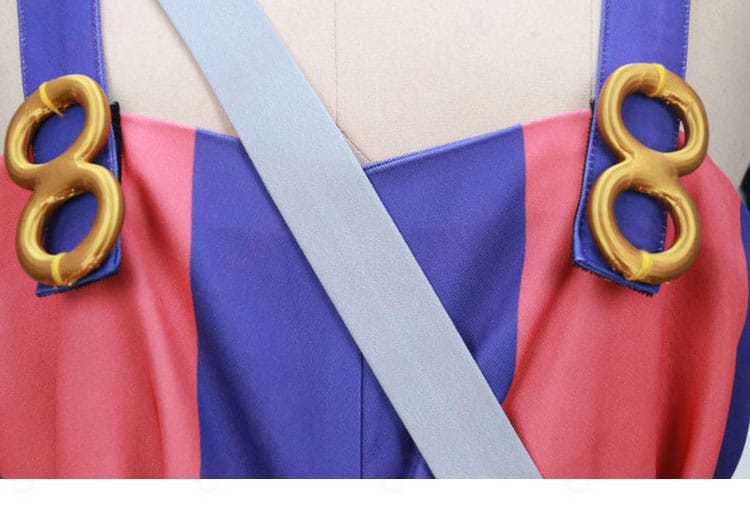 ウソップ衣装の襟元・衣襟装飾のディテール