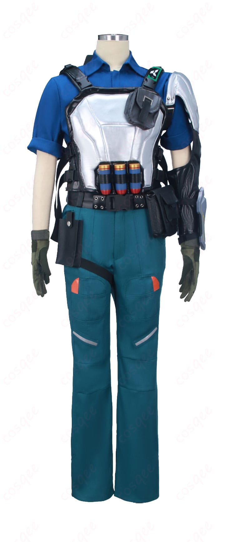 ブリムストーン衣装の正面全体（ベスト・インナー・ベルト・ズボン）