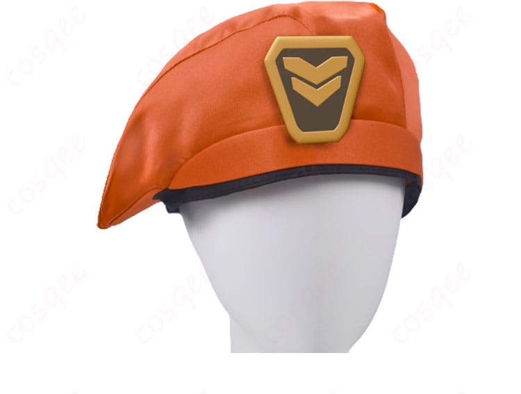 帽子の装飾ディテール（ロゴ・ブリム形状の再現）