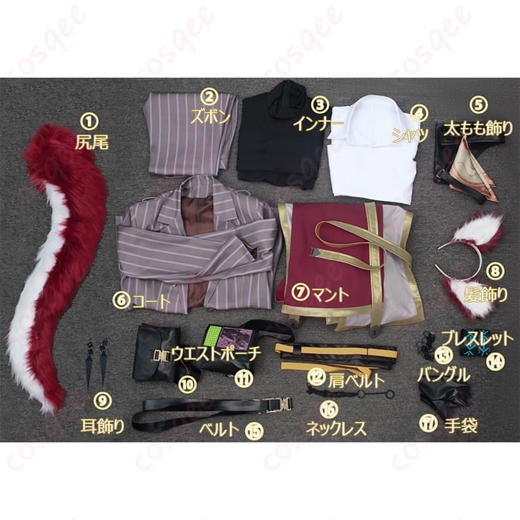 アークナイツ ベッローネ コスプレ衣装 フルセット｜美シルエットと高再現で撮影・イベントに最適 - 7枚目の画像