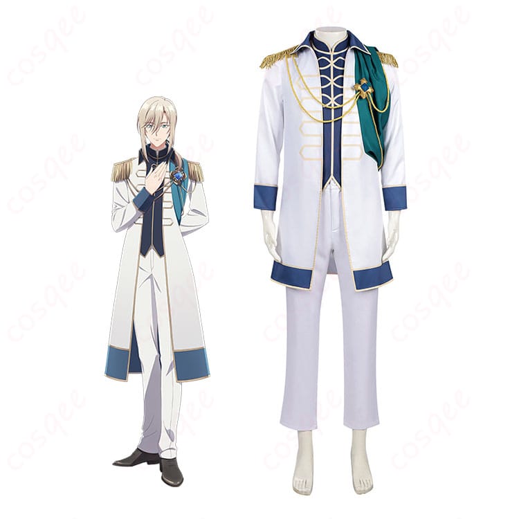 レナート・ディ・ルビーニ風コスプレ一式を着用した全身イメージ