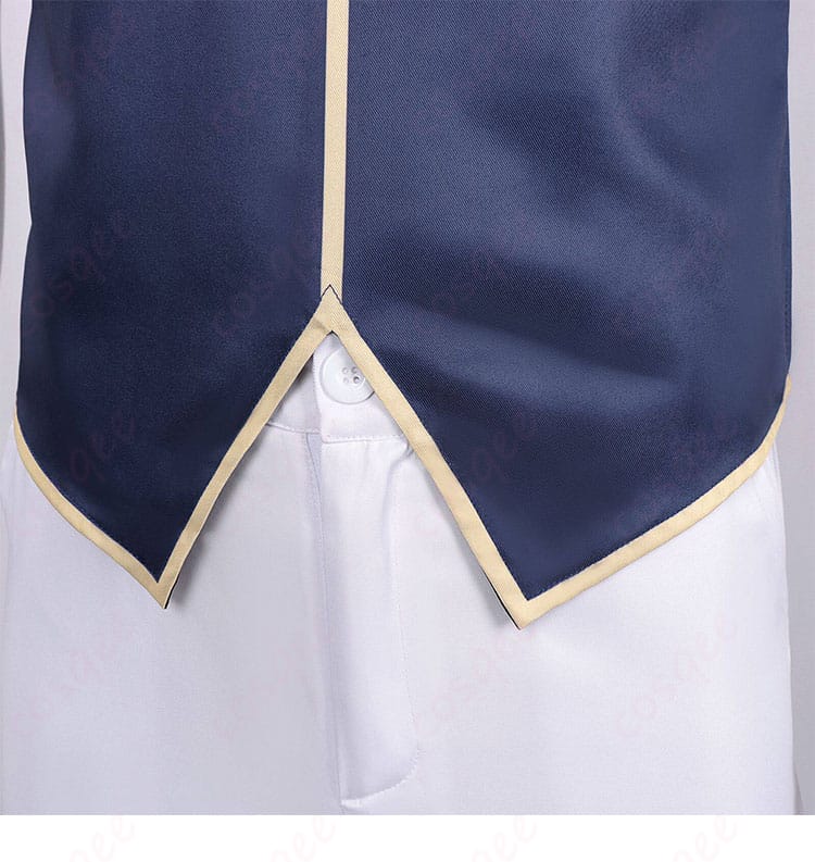 インナーベストの裾ラインとカットの仕上がり