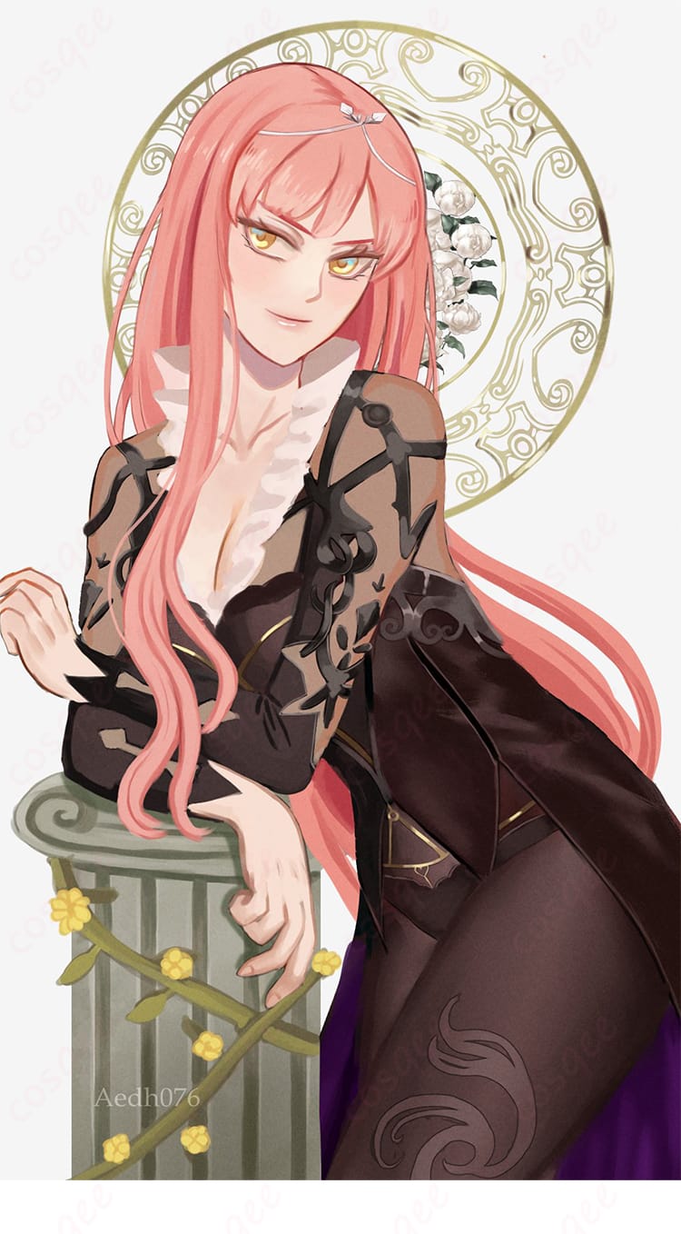 ノクナレア コスプレ 側面ディテール｜サイドシルエットと装飾の質感が分かる写真