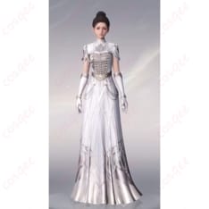 恋と深空 主人公 銀河の讃歌 ホワイトドレス 高再現コスプレ 衣装一式で撮影映え - 1枚目の画像（サムネイル）