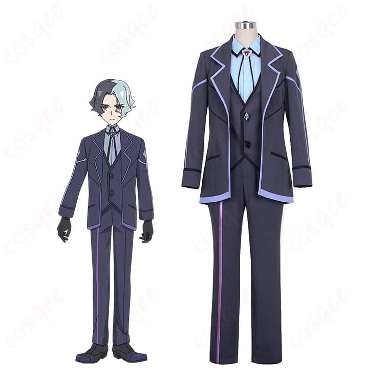 アメジオの全身イメージと衣装一式の参考ビジュアル