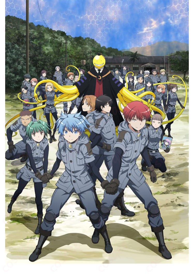 暗殺教室 茅野カエデ 超体育着コスプレのセット内容配置図｜トップス・インナー・ショートパンツ・手袋・タイツ