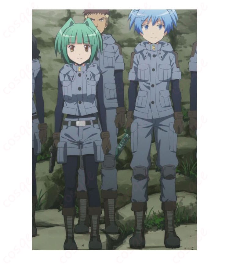 暗殺教室 茅野カエデ 超体育着コスプレ一式の正面全身カット｜高発色トレーニングウェアの質感がわかる画像