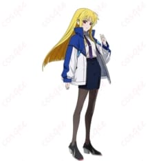 フェイト・T・ハラオウン 学園制服 コスプレ衣装｜軽やかな着用感と高い再現度でイベント映え - 1枚目の画像（サムネイル）