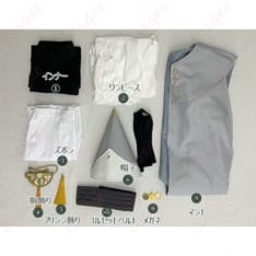 キーフリー 師匠の魔法使い衣装フルセット｜ハリ感マントで高再現、撮影・イベントに最適 - 4枚目の画像（サムネイル）