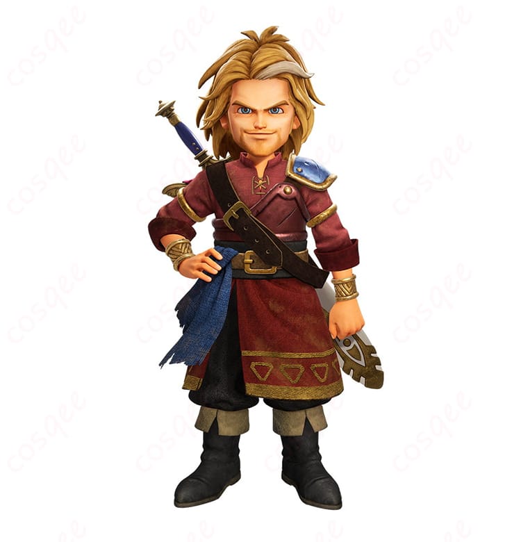 ドラゴンクエストVII キーファ 大人版（Reimagined）コスプレ衣装の全身イメージ。クールなアーマー調デザインと高発色の質感が分かる商品画像。