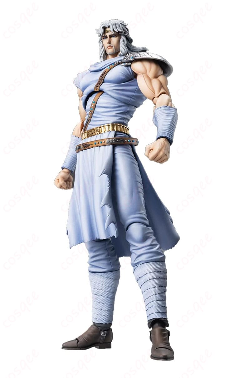 トキの戦闘服フルセット正面全体像(上着・肩鎧・腰飾り・脚絆まで装着)