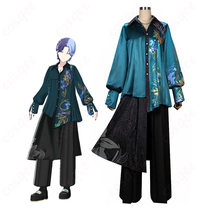青柳冬弥 イクスプレスト・ブリリアンス衣装のキャラクタービジュアル再現イメージ