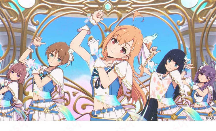 アイドル風コスプレ衣装の側面シルエットと装飾バランス