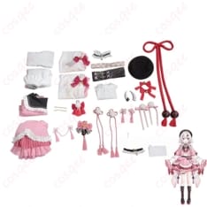 百鬼あやめ 和風メイド衣装コスプレ｜高発色で再現度抜群、付属品多数で即完成 - 10枚目の画像（サムネイル）