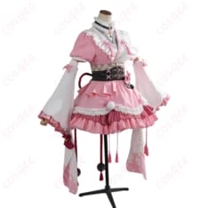 百鬼あやめ 和風メイド衣装コスプレ｜高発色で再現度抜群、付属品多数で即完成 - 2枚目の画像（サムネイル）