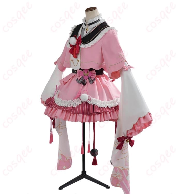 百鬼あやめ 和風メイド衣装コスプレ｜高発色で再現度抜群、付属品多数で即完成 - 7枚目の画像