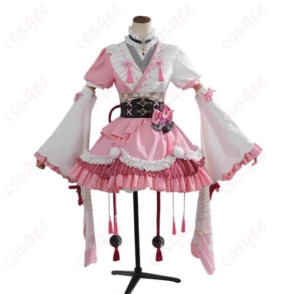 百鬼あやめ 和風メイド衣装コスプレ｜高発色で再現度抜群、付属品多数で即完成