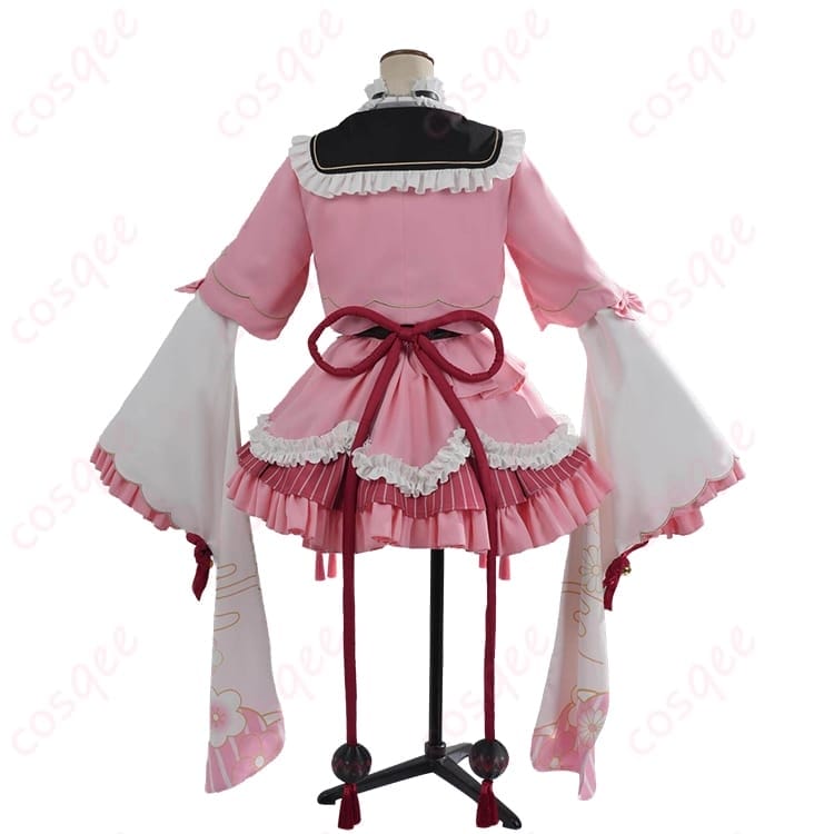 百鬼あやめ 和風メイド衣装コスプレ｜高発色で再現度抜群、付属品多数で即完成 - 8枚目の画像
