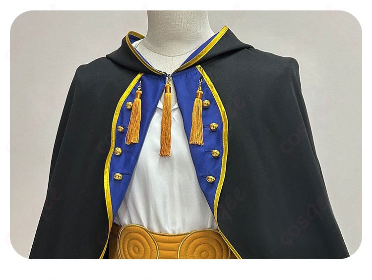オルーギオ コスプレ衣装の前立て装飾ディテール