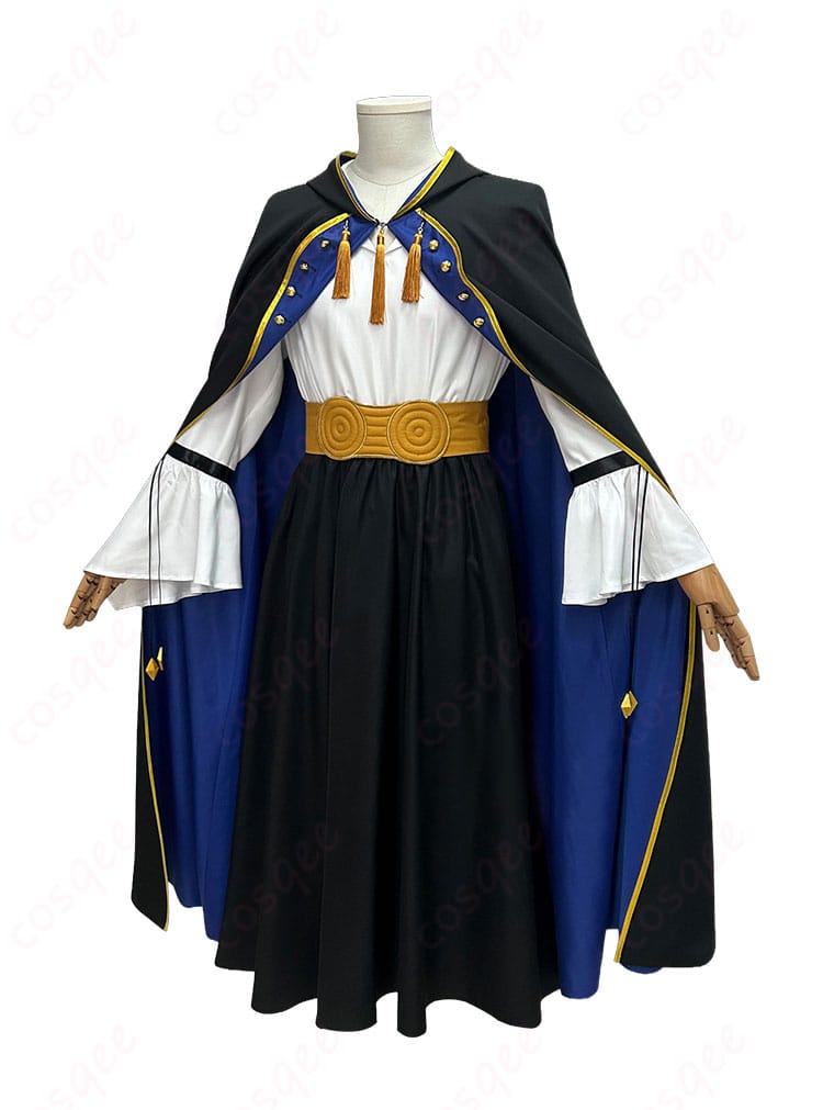 とんがり帽子のアトリエ オルーギオ 魔法使いコスプレ衣装の正面全体