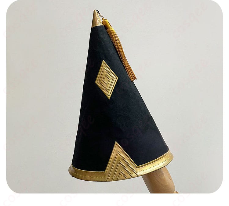 オルーギオ コスプレ用とんがり帽子とタッセル装飾