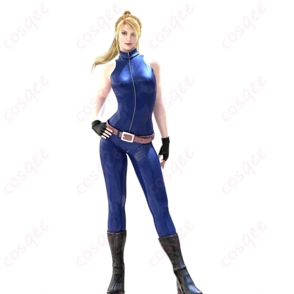 バーチャファイター2 サラ・ブライアント 1Pコスプレ衣装｜軽量で動けるクールなジャンプスーツ