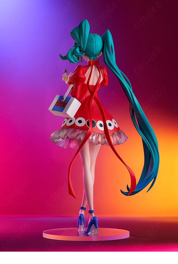 初音ミク パノプティコンψVer. コスプレ衣装 背面。バックファスナー仕様と切替ラインの配置がわかる後ろ姿。