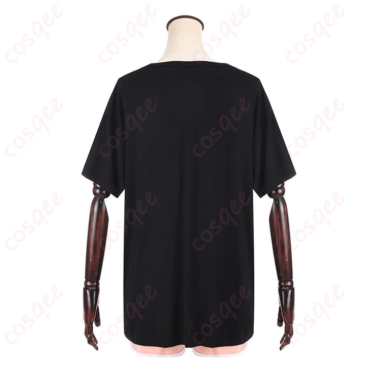 COSQEE 私服コスプレ Tシャツ＆ショートパンツ｜薄手で快適、私服キャラ再現と撮影に最適 - 2枚目の画像