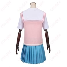 学園制服コスプレ ピンクベスト一式｜軽やかで清楚、撮影映えするきれい見えシルエット - 3枚目の画像（サムネイル）