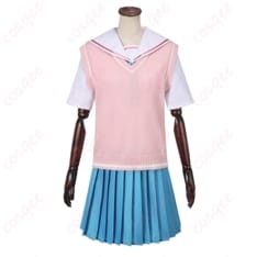 学園制服コスプレ ピンクベスト一式｜軽やかで清楚、撮影映えするきれい見えシルエット - 1枚目の画像（サムネイル）