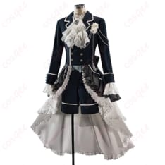黒執事 シエル・ファントムハイヴ 白い薔薇礼装 高再現コスプレ｜上品シルエットで撮影映え - 1枚目の画像（サムネイル）