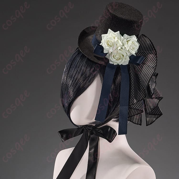 黒執事 シエル・ファントムハイヴ 白い薔薇礼装 高再現コスプレ｜上品シルエットで撮影映え - 3枚目の画像