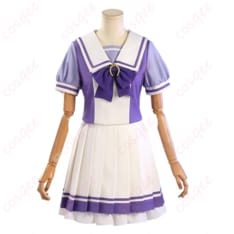 ウマ娘プリティーダービー トレセン学園 夏制服コスプレ 快適な薄手生地で高再現、撮影に最適 - 1枚目の画像（サムネイル）