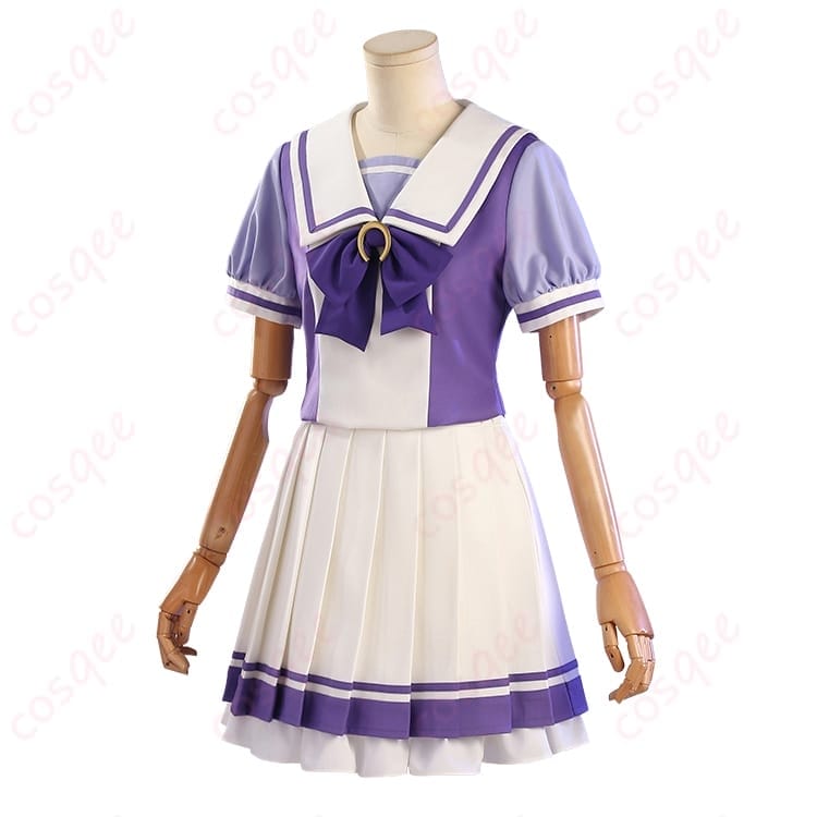 ウマ娘プリティーダービー トレセン学園 夏制服コスプレ 快適な薄手生地で高再現、撮影に最適 - 2枚目の画像