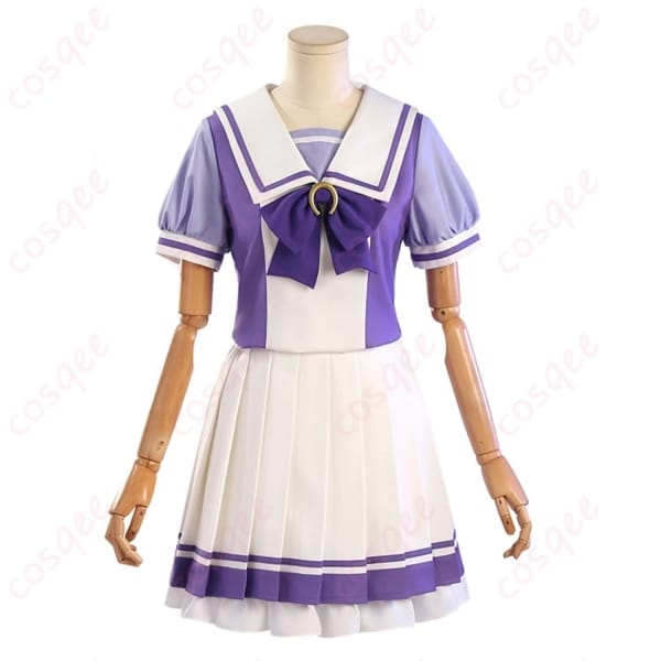 ウマ娘プリティーダービー トレセン学園 夏制服コスプレ 快適な薄手生地で高再現、撮影に最適