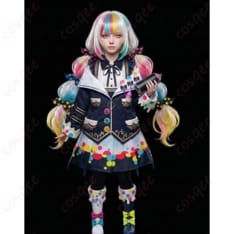 城ケ崎ノア コスプレ衣装 カラフルドット柄｜高再現・きれいシルエットで撮影映え - 6枚目の画像（サムネイル）