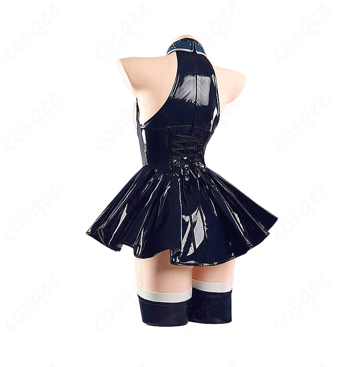 天童アリス 戦闘服レオタードの商品背面平置き画像
