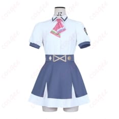学園夏制服コスプレ｜薄手で通気性◎ きれいシルエットで撮影映えする3点セット - 1枚目の画像（サムネイル）