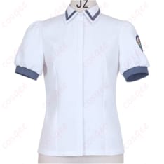 学園夏制服コスプレ｜薄手で通気性◎ きれいシルエットで撮影映えする3点セット - 3枚目の画像（サムネイル）