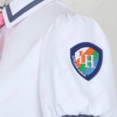 学園夏制服コスプレ｜薄手で通気性◎ きれいシルエットで撮影映えする3点セット - 6枚目の画像（サムネイル）