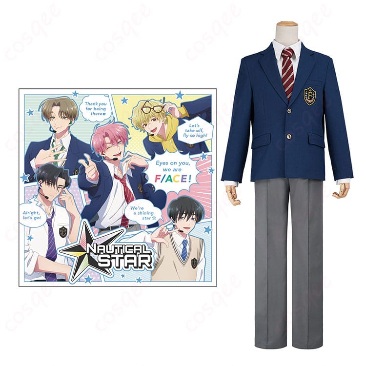 福原多聞 制服Ver. コスプレ衣装を着用したキャラクター全身イメージ