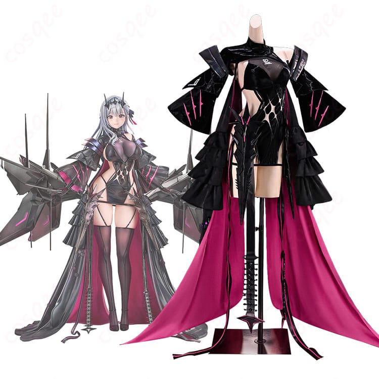 モダニア セカンド・アフェクション衣装一式を着用したキャラクタービジュアル風スタイリング
