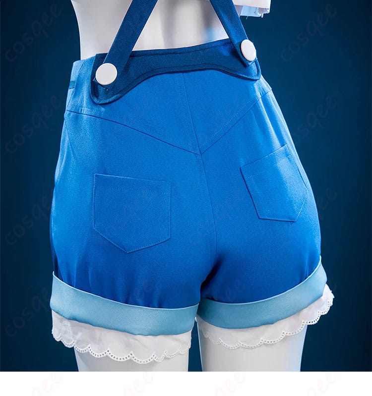 パンツ背面ディテール:ヒップラインとバックポケットの形状