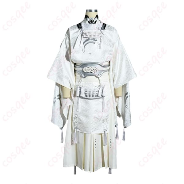 舞台『刀剣乱舞』悲伝・三日月宗近の白戦装束を再現するオーダーメイド和装衣装