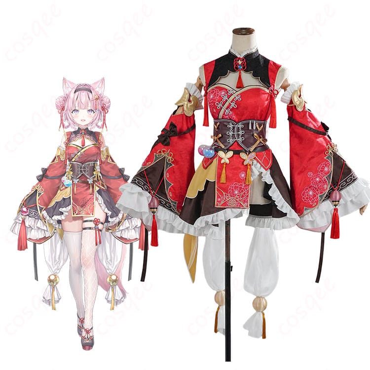 博衣こより 新衣装（東洋風ファンタジー）を着用したキャラクターイメージ全身図