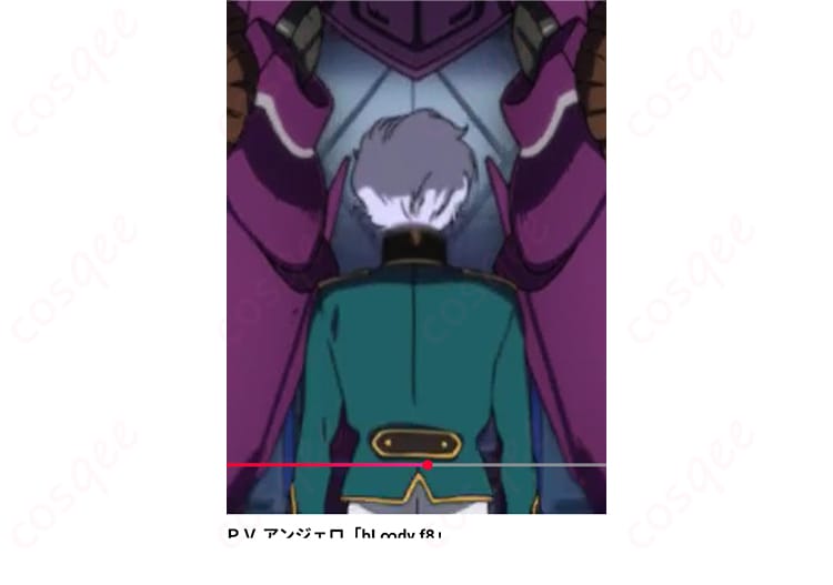 背面全体のシルエット。背中心のライン取りと裾のバランスで端正な軍服らしさを演出。